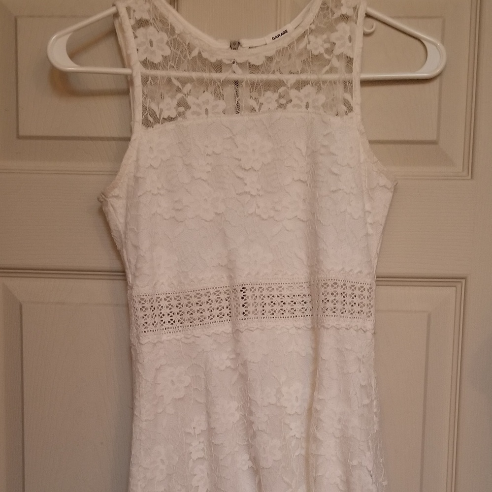 XS lace white dress